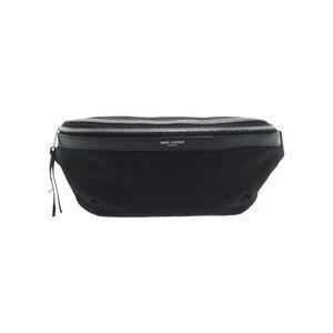SAINT LAURENT PARIS Belt Crossbody Bum Bag Black
